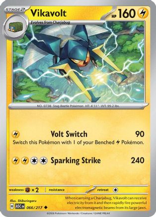 Vikavolt (66) Reverse Holofoil - Ascended Heroes