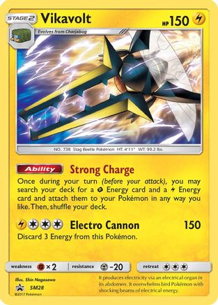 Vikavolt (SM28) Holofoil - Black Star Promos
