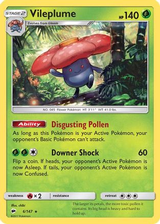 Vileplume (6) Holofoil - Burning Shadows