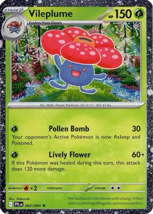 Vileplume (Cosmos Holo) (3) Holofoil - Miscellaneous Cards & Products