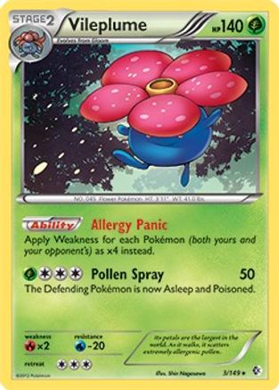 Vileplume (Deck Exclusives) (3) - Boundaries Crossed