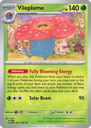 Vileplume (Deck Exclusives) (45) - 151