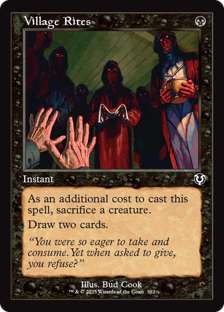 Village Rites (Retro) (392) Foil - Innistrad Remastered