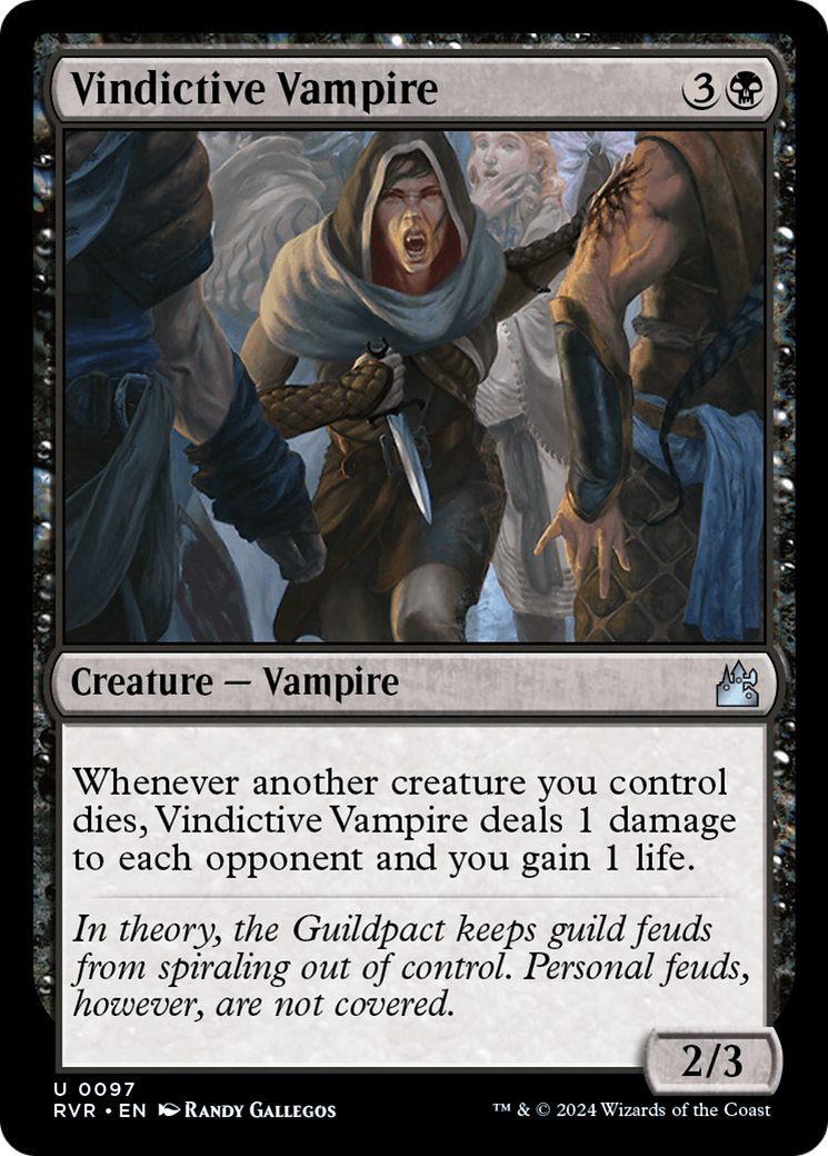 Vindictive Vampire (097) Foil - Ravnica Remastered