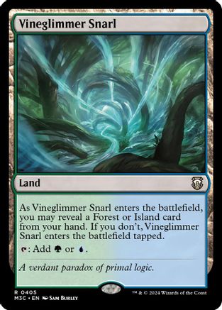Vineglimmer Snarl (405) Ripple Foil - Commander: Modern Horizons 3