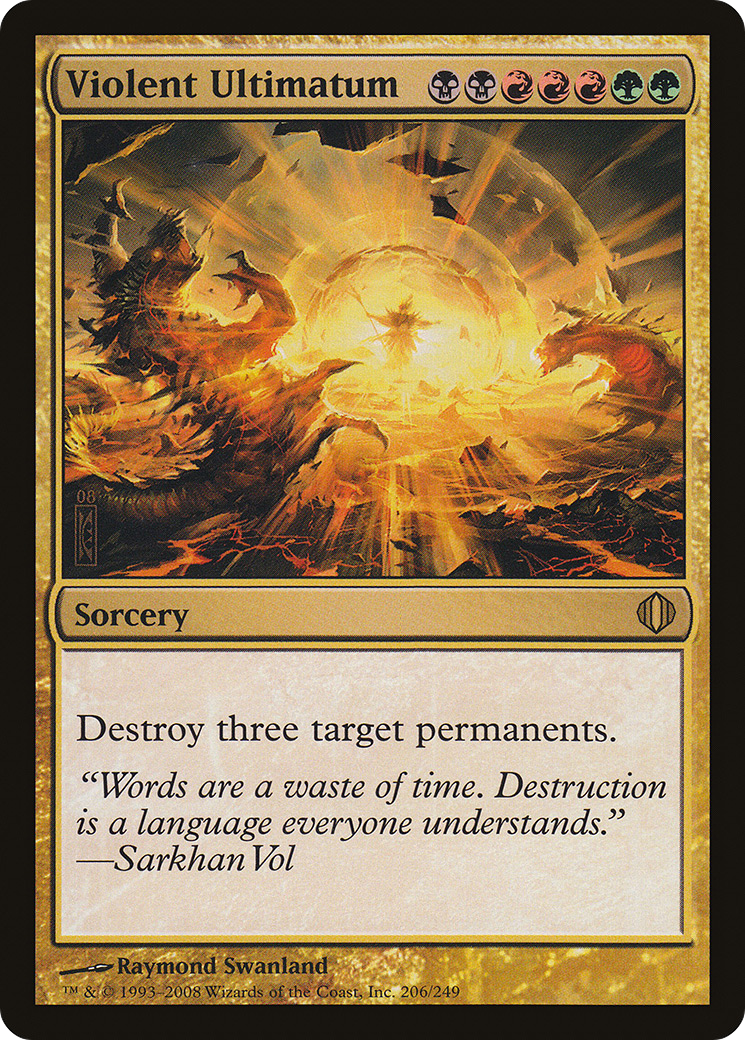 Violent Ultimatum (206) - Shards of Alara Foil