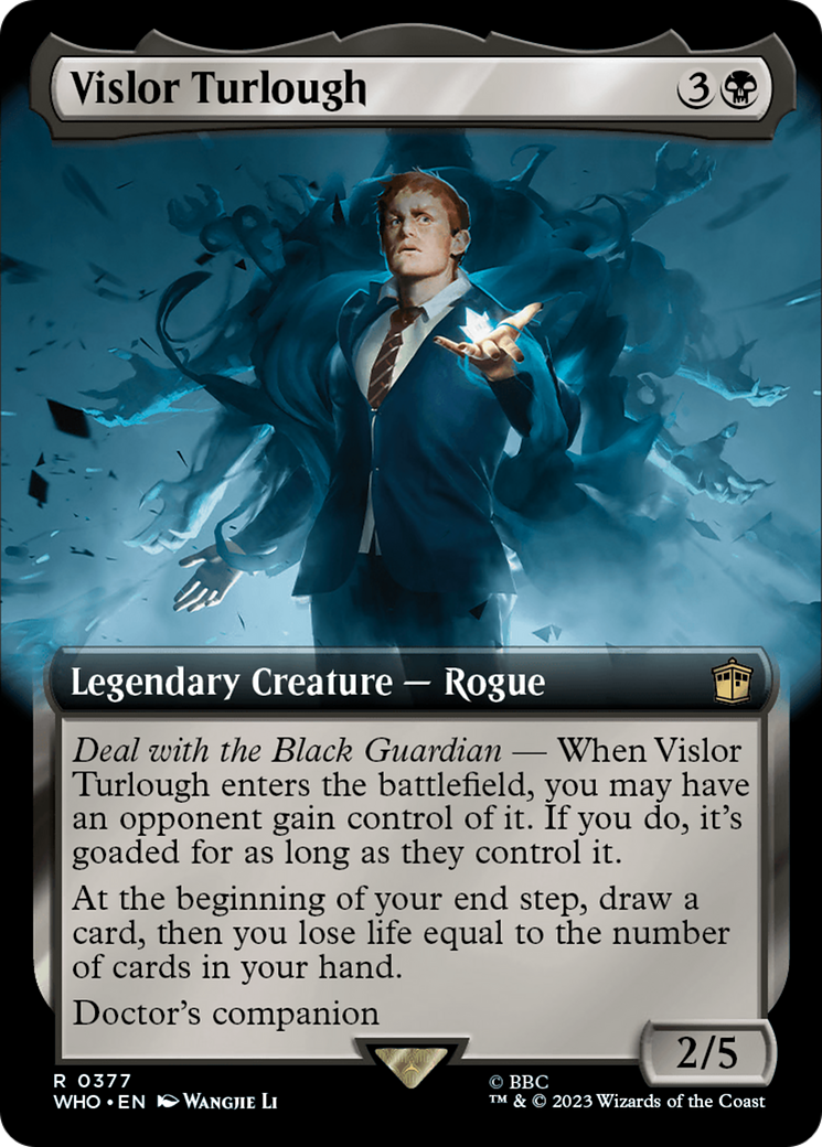 Vislor Turlough (Extended Art) (377) Foil - Doctor Who