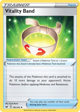 Vitality Band (185) Reverse Holofoil - Sword & Shield