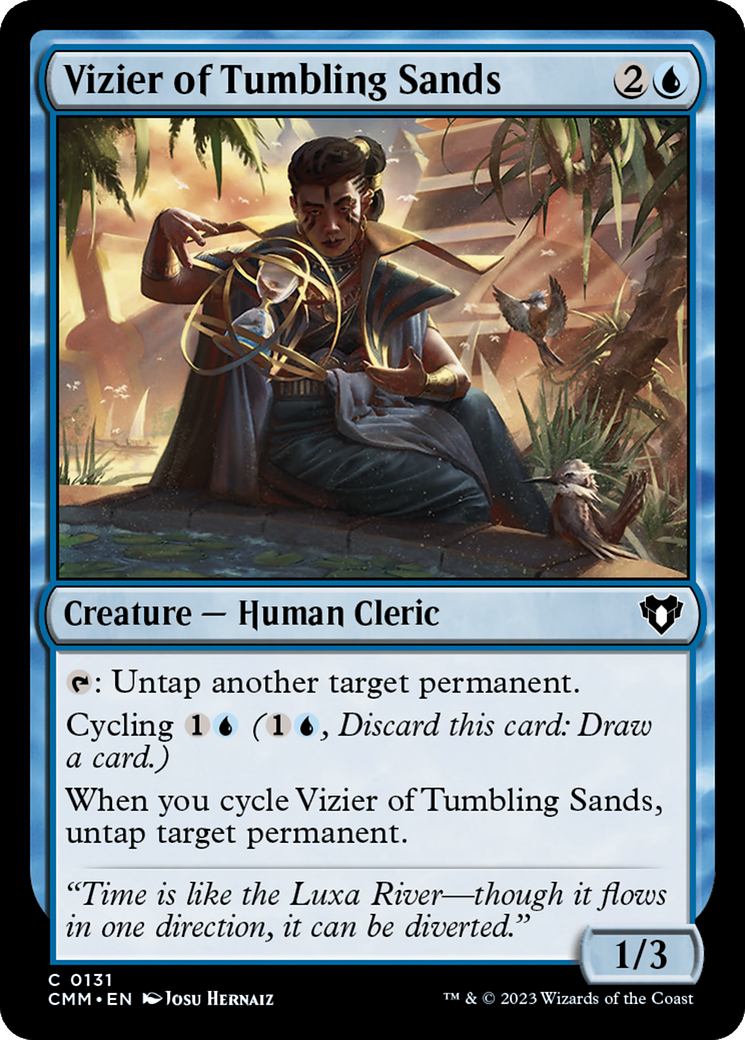 Vizier of Tumbling Sands (131) Foil - Commander Masters