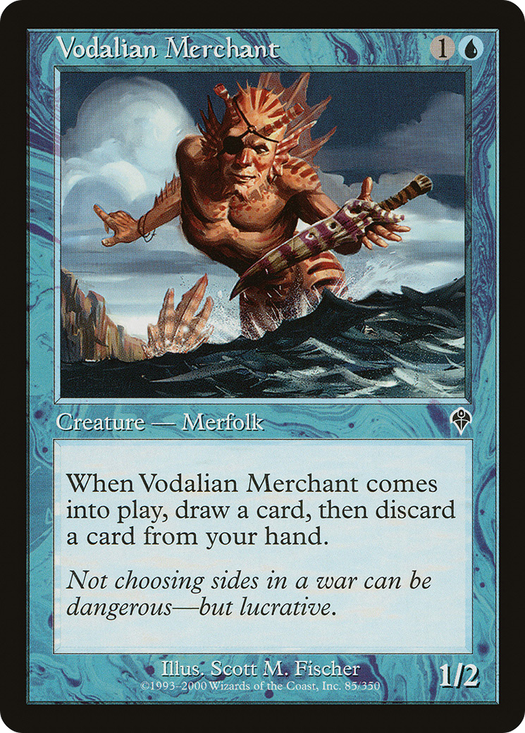 Vodalian Merchant (085) Foil - Invasion