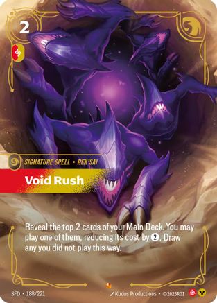 Void Rush (188) Foil - Spiritforged