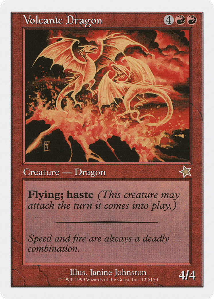 Volcanic Dragon (122) - Starter 1999