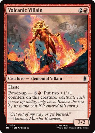 Volcanic Villain (159) - Marvel Super Heroes