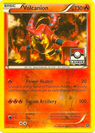 Volcanion (Pokemon League) (25) Reverse Holofoil - League & Championship Cards