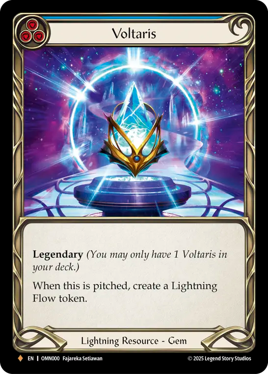 Voltaris (OMN000) Rainbow Foil - Omens of the Third Age