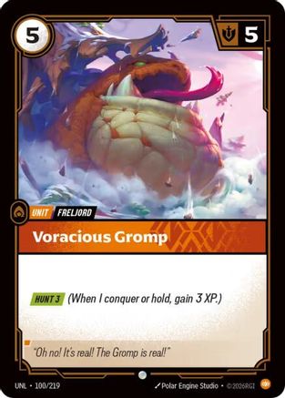 Voracious Gromp (100) Foil - Unleashed
