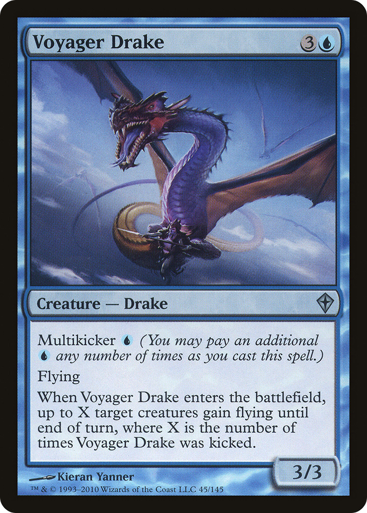 Voyager Drake (045) Foil - Worldwake