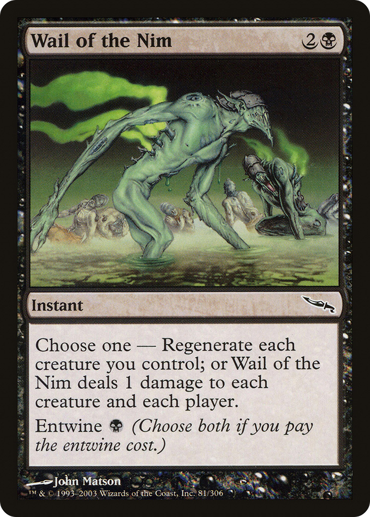 Wail of the Nim (081) - Mirrodin