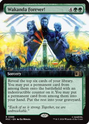 Wakanda Forever! (Extended Art) (388) - Commander: Marvel Super Heroes