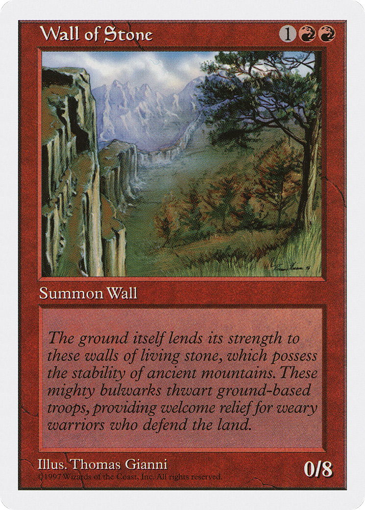 Wall of Stone - Fifth Edition