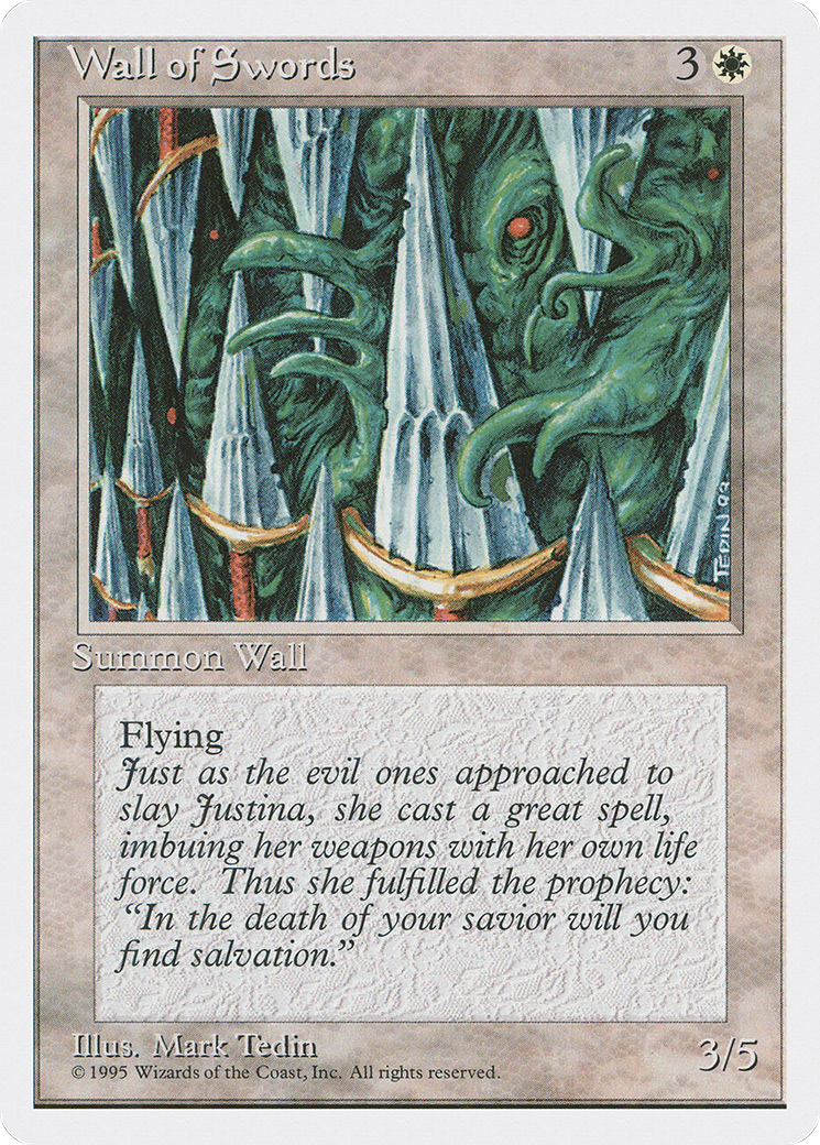 Wall of Swords - Fourth Edition