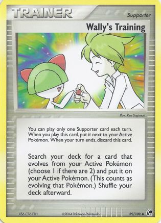 Wally's Training (89) - EX Battle Stadium