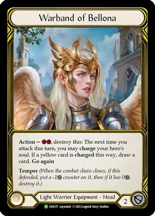 Warband of Bellona (Golden) (FAB171) Cold Foil - Flesh and Blood: Promo Cards