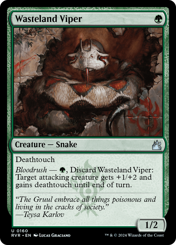 Wasteland Viper (160) Foil - Ravnica Remastered