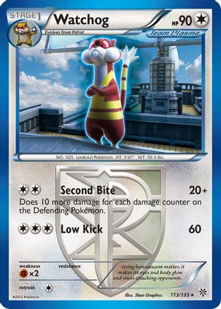 Watchog (Team Plasma) (113) - Plasma Storm