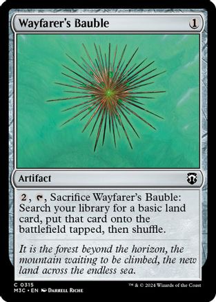 Wayfarer's Bauble (315) Ripple Foil - Commander: Modern Horizons 3