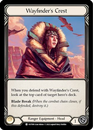 Wayfinder's Crest (OUT099) Cold Foil - Outsiders