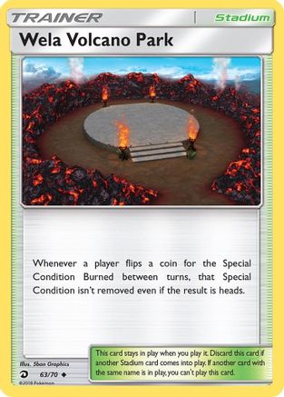 Wela Volcano Park (63) Reverse Holofoil - Dragon Majesty