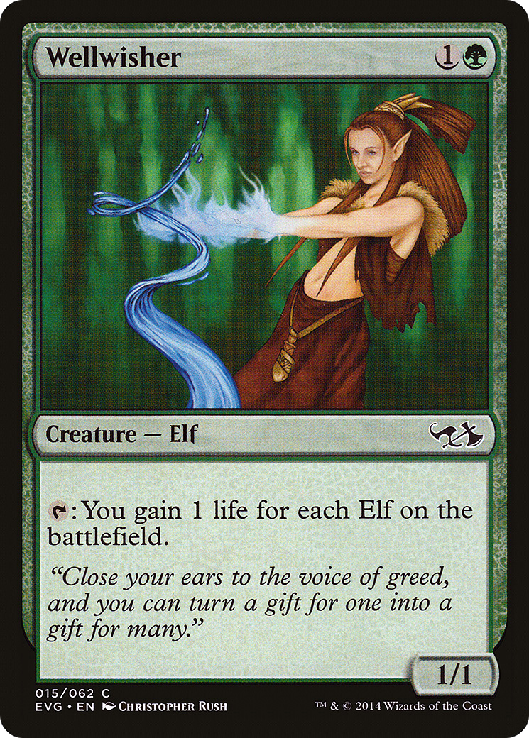 Wellwisher (015) - Duel Decks Anthology: Elves vs. Goblins