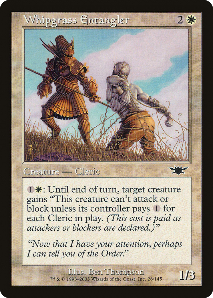 Whipgrass Entangler (026) Foil - Legions