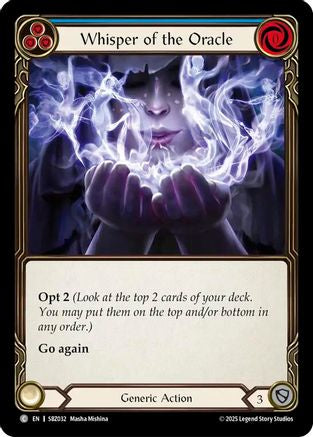 Whisper of the Oracle (Blue) (SBZ032) - Silver Age