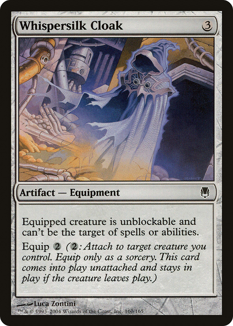Whispersilk Cloak (160) Foil - Darksteel