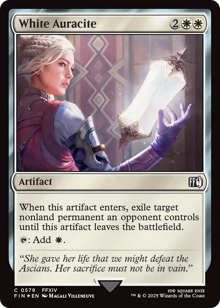 White Auracite (579) Surge Foil - FINAL FANTASY