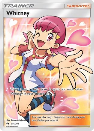 Whitney (Full Art) (214) Holofoil - Lost Thunder