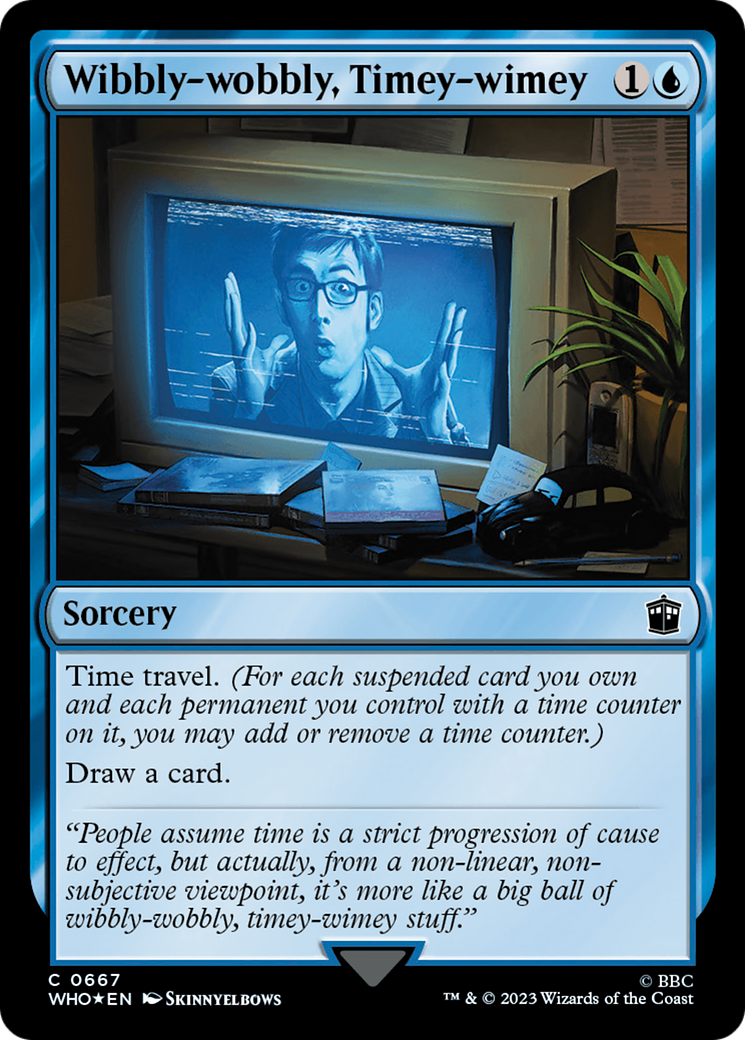 Wibbly-wobbly, Timey-wimey (667) Surge Foil - Doctor Who