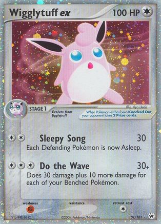 Wigglytuff ex (101) Holofoil - Hidden Legends