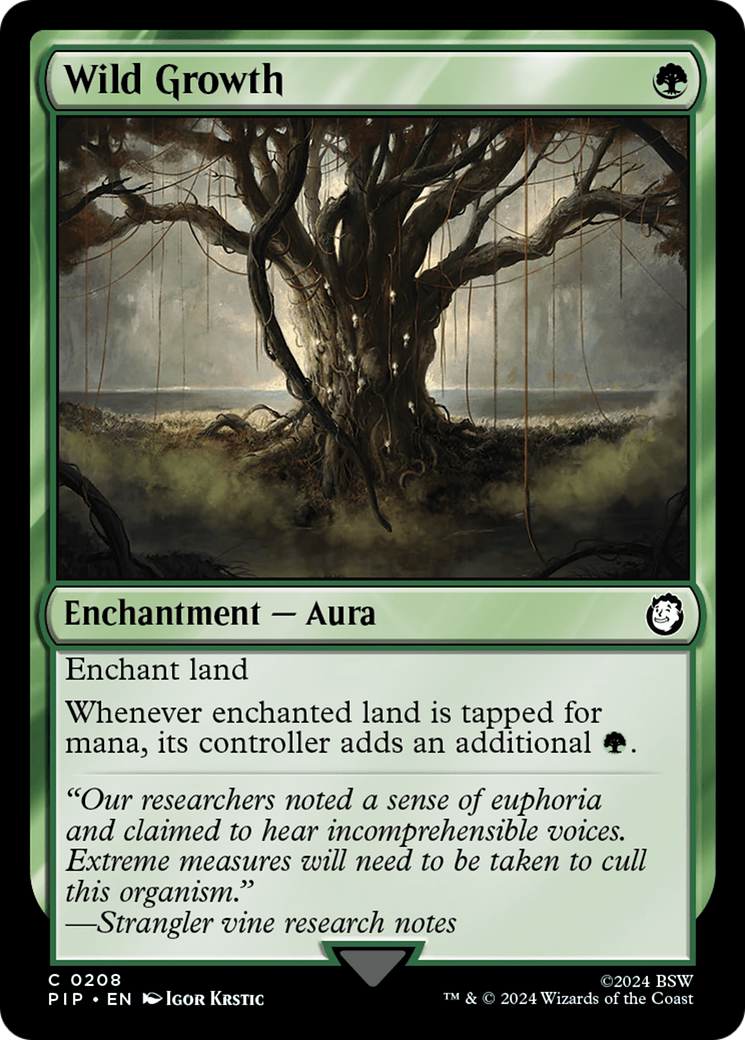Wild Growth (208) Foil - Fallout