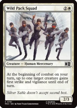 Wild Pack Squad (781) Foil - Commander: Marvel Super Heroes