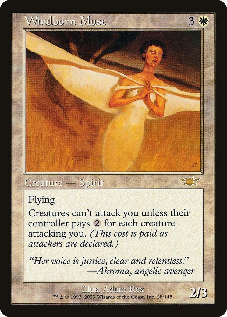 Windborn Muse (028) Foil - Legions