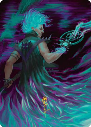 Winter, Cursed Rider (007s) Gold-Stamped - Art Series: Aetherdrift