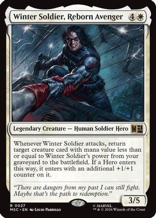 Winter Soldier, Reborn Avenger (027) Surge Foil - Commander: Marvel Super Heroes