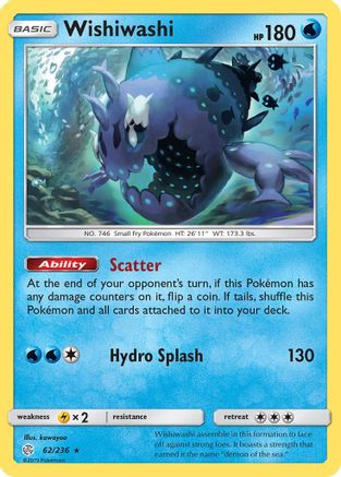 Wishiwashi (62) Holofoil - Cosmic Eclipse