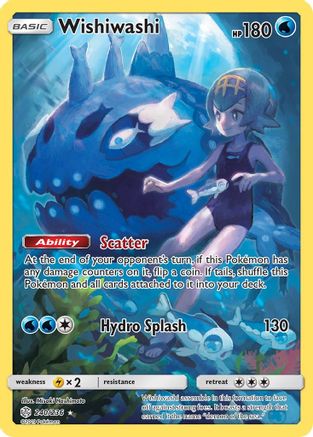 Wishiwashi (Full Art) (240) Holofoil - Cosmic Eclipse