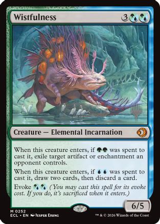 Wistfulness (Promo Pack) (252) Foil - Lorwyn Eclipsed
