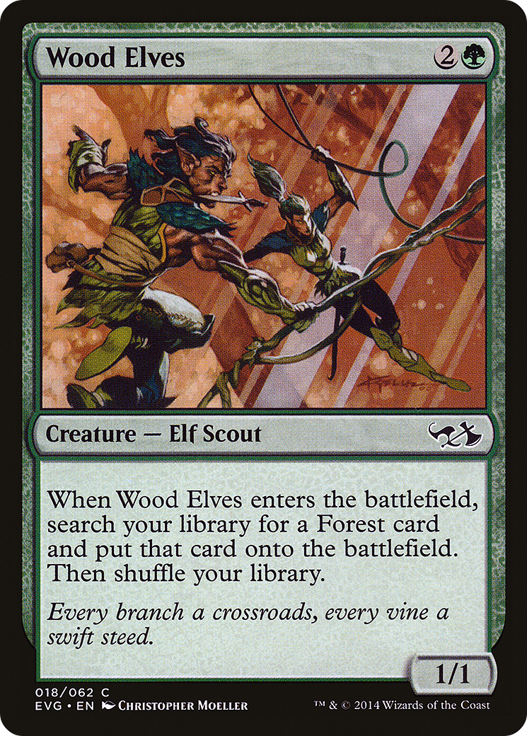 Wood Elves (018) - Duel Decks Anthology: Elves vs. Goblins