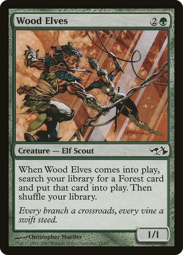 Wood Elves (018) - Duel Decks: Elves vs. Goblins